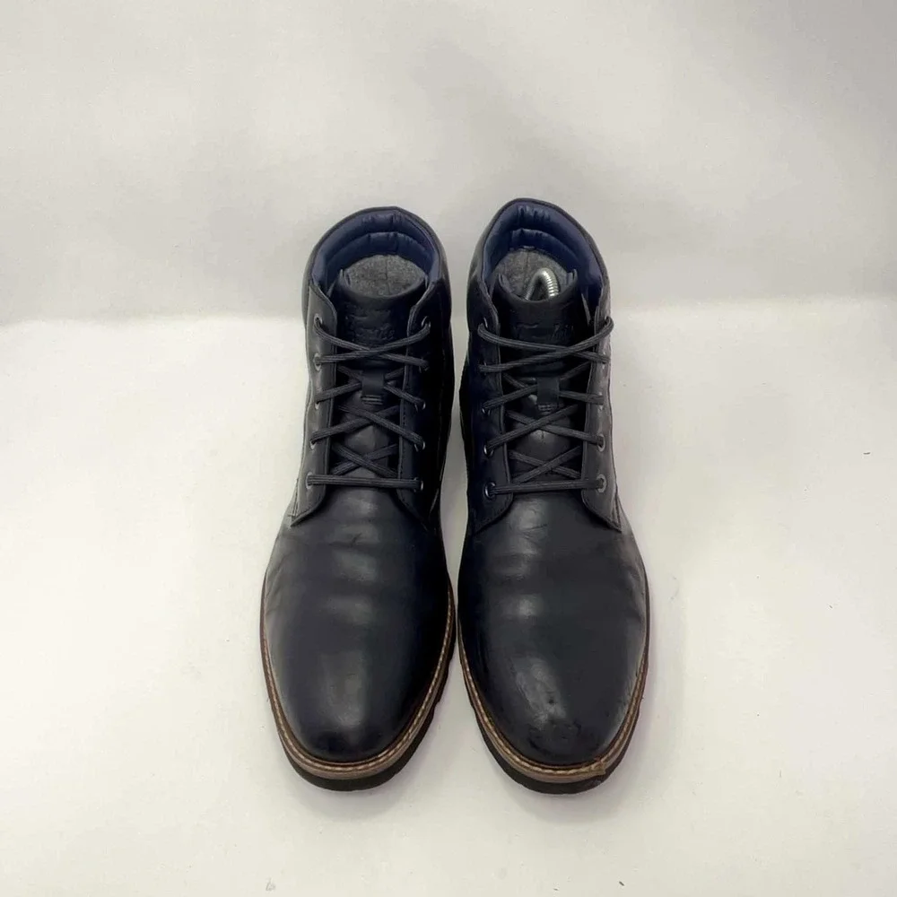 Florsheim Renegade Leather Chukka Boots Men's 10.5 Black Lace Up Lug Sole